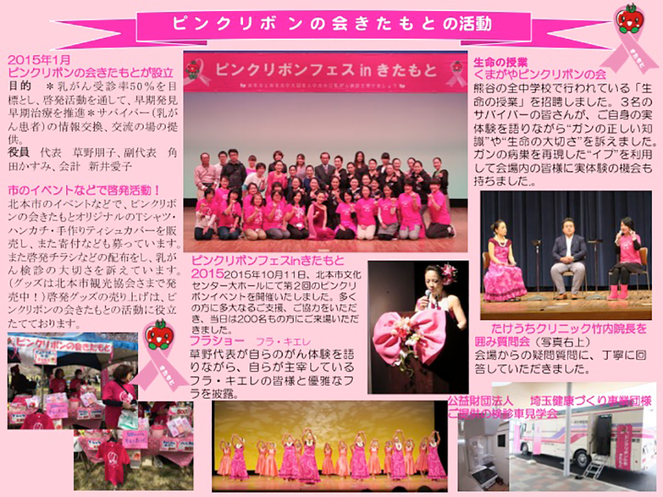 ピンクリボンの会きたもと